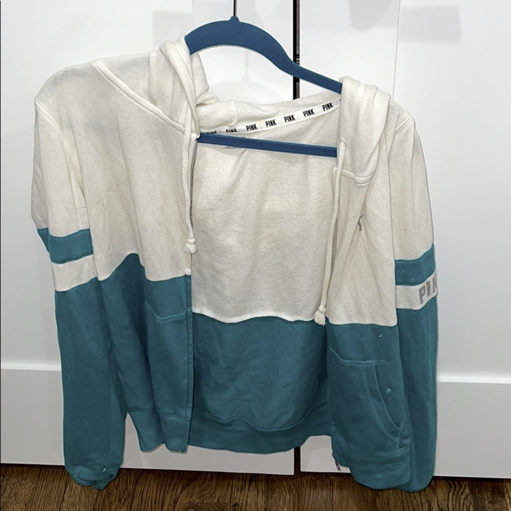 Pink aqua hoodie💙🪐🧚‍♀️